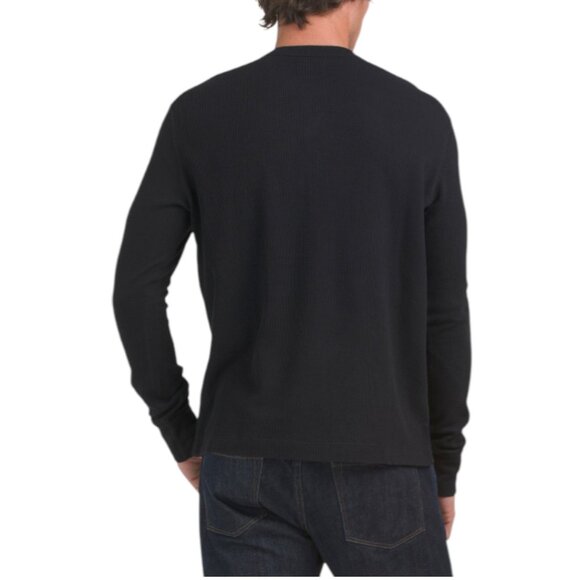 BUCK MASON Vintage Thermal Henley Top - Picture 2 of 2